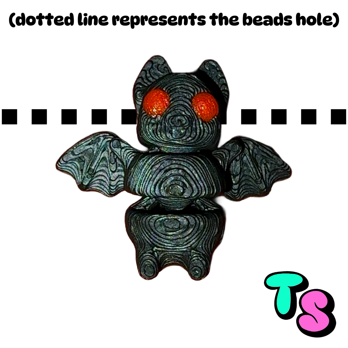 MOTHMAN FIDGET BEAD