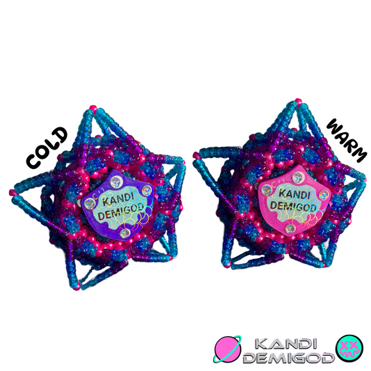 KANDI DEMIGOD • NFC KANDI FLASK STAR NECKLACE