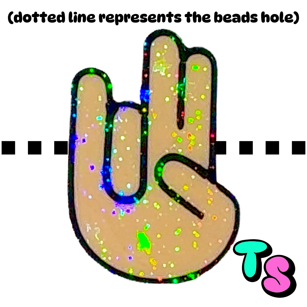 2 IN THE PINK 1 IN THE STINK BEAD